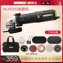 WORX WU900S new angle grinder Industrial grade 100mm multi-function cutting grinding polishing machine