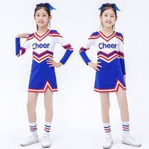 Childrens new cheerleading performance clothing primary and secondary school competitive aerobics competition performance clothing childrens group clothing women