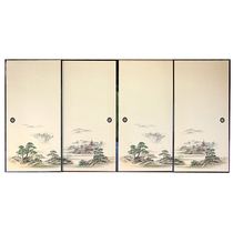 Fusima paper Japanese partition door cabinet door tatami sliding door landscape painting sticker and room painting paper