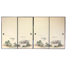 Fusima paper Japanese partition door cabinet door tatami sliding door landscape painting sticker and room painting paper