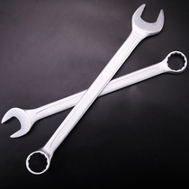 Steel shield open-end wrench concave rib plum spanner auto repair special wrench single handle 6-32mm dual-purpose stunted board