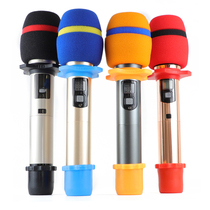 Phone sleeve sponge cover thickened microphone cover wireless microphone volume vendor KTV meats net cover night field U-shaped microphone cover