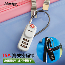 USA Master luggage password lock TSA customs lock Rod box Student backpack GYM password padlock