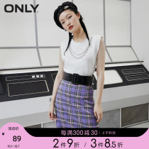ONLY PLAY2021 spring new loose casual thin shoulder shoulder sleeveless T-shirt women