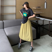 2021 summer new womens Hong Kong taste light cooked air quality net red fried street retro chic dress two-piece suit