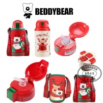 Cup bear original childrens thermos cup Christmas straw cover tea cup cover insulated inner cover nozzle accessories