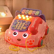 Childrens simulation telephone baby toy music puzzle early education 0 to 1 year old and a half boys and girls six months baby