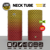 Red and yellow grid CoolTEC cool neck cover Riding outdoor travel Sun protection sweat absorption quick-drying magic towel Wonderful control