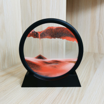 Creative decompression quicksand painting ornaments glass hourglass living room bedroom housewarming new year ceremony water curtain home modern decoration