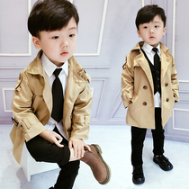 Childrens clothing boy coat spring clothing 2020 new childrens classic baby windbreaker spring and autumn British gentleman spring and autumn