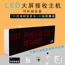 New pager factory workshop wireless call system Teahouse restaurant Voice Broadcast Service Bell host