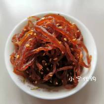 Beijing Qianmen time-honored brand Liubiju bulk pickles hemp gold silk 250g special pickles Xiaoning