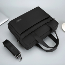 Paul Mens Mobile Briefcase Large Capacity A4 File Computer Business Single Shoulder Inclined Satchel Casual Bag Oxford Canvas