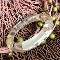 Domestic spot retro gallop bracelet bracelet pure handmade bracelet three optional shell leaf workshop