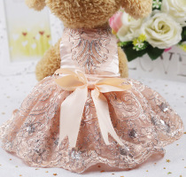 Dog wedding dress Dog dress Spring summer autumn wedding dress Pet clothes Dog clothes Cat clothes