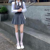 College style jk uniform fashion suit new female summer wear small vest shirt high waist skirt
