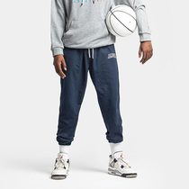 JEMVSUNP sports tie pants mens Tide brand trend wild loose thin closing ankle-length pants basketball pants autumn