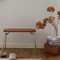 minimore) Ant-on-the-bench) Nordic minimalist day style retro home doorway solid wood swapped stool small stool