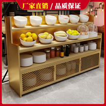Hot Pot restaurant self-service seasoning table small material Taiwanese commercial hotel restaurant sauce table sea bottom fishing seasoning dipping Table Customization