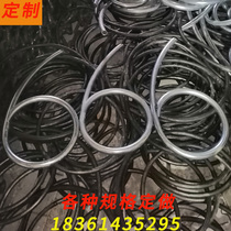 Iron ring solid iron ring A3Q235 iron circle ring iron art Size iron ring customized to make iron ring large ring