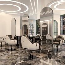 Net Red Barber shop mirror hair salon dedicated single-sided reliable wall mirror table hair salon with light double-sided perm hair cutting mirror