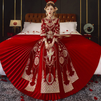 Xiuhe Xiu 2023 new bride married toast Chinese wedding dress small marry dress 2022