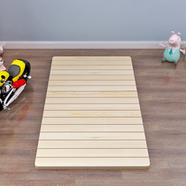 Custom solid wood single hard bed board sofa wood mat 1 2m1 51 8m childrens bed board folding ribs rack