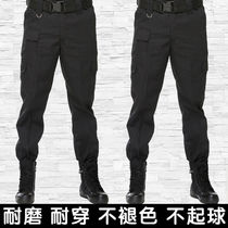 Secret service security pants Male security uniform work pants spring summer and autumn wear-resistant multi-pocket black uniform for training pants
