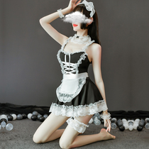 See-through sex underwear Sexy small-breasted maid pajamas seduction sex fun uniform passion suit clothes tease