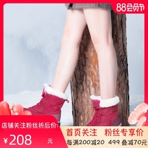 Hantu snow boots female waterproof non-slip plus velvet thickened outdoor sports hiking shoes Ski boots northeast cotton shoes men