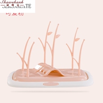 Bottle drying rack put bottle drain rack dustproof mini storage rack drying bottle drying stand