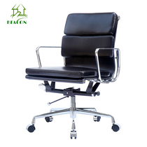 Nordic simple Imus office chair comfortable sedentary boss chair home comfortable cowhide backrest swivel chair lift