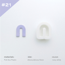 Soft pottery cutting die exclusive custom mold #21 pinch Hut Hand tool thickened PLA environmentally friendly material