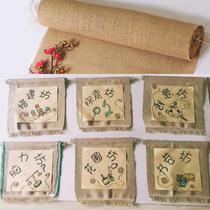 Kindergarten ring creation material hanging decoration Mori art area linen wall decoration area corner theme wall pastoral hand