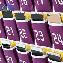 Mobile phone bag hanging wall staff classroom class student mobile phone storage bag hanging bag wall mobile phone storage bag