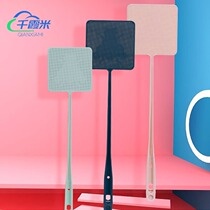 Two thickened plastic pats mosquito repellent pats large silicone Pats do not rotten soft fly swatter household long handles durable