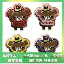 Japan SNIPE Golf Mark Mark Ball Bits Cap Clip Metal Magnet Golf Accessories SP713CM