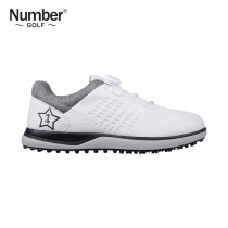 Number Golf mens sneakers 648 waterproof shoes twist buckle design fixed nail outsole new product