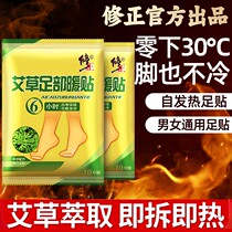 Correction of baby sticking feet warm stickers self-heating warm feet shoes cold and cold protection foot stickers Wormwood feet hot post full body foot stickers