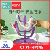 Baby bottle drain rack Household drying rack Detachable hanging baby cup drying rack Bracket drainer