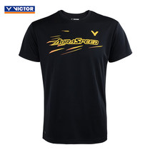 Victor Badminton mens round neck short sleeve T-shirt sports pants breathable sweat-absorbing suit T-90040