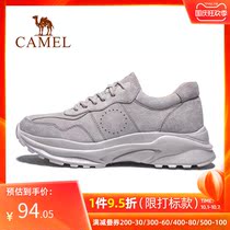 Camel mens shoes autumn new mens casual shoes fashion Martin Korean version of the trend tie-up Joker tooling shoes