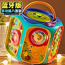 Childrens hand patting baby early teaching puzzle toy patting drum music drum 1 year 6 months 7 baby more than 3 hexahedroid