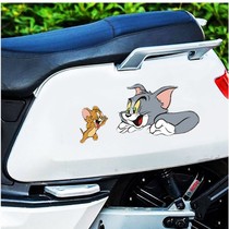 Helmet cartoon decoration Calf Yadi battery car motorcycle electric car sticker creative personality waterproof scratch cover