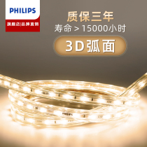 Philips light with led embedded strip self-adhesive cob linear light living room ceiling card slot line light linear light