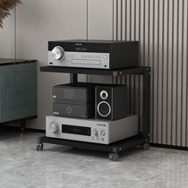 Simple power amplifier shelf fever CD machine tripod landing mobile living room equipment second floor storage rack audio bracket