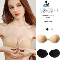 3D mold cup thickened silicone breast sticker Swimsuit anti-convex breast sticker Wedding dress gathering special strapless invisible bra