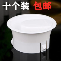10 PCs white lid accessories PC striped octagonal plastic kettle lid glass tie pot Universal Cool pot lid