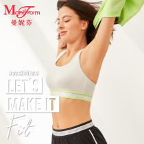 Manifen Round Neck Back Buckle Cross Shoulder Strap Sports West Womens Sports Underwear Womens Sports Underwear 20812149