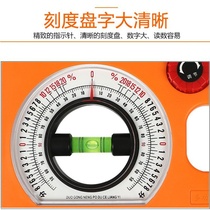 Magnetic multi-function slope measuring instrument angle meter horizontal angle scale scale meter slope angle measurement